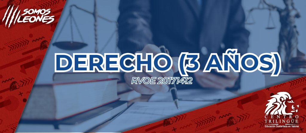 Derecho 3 años azul n