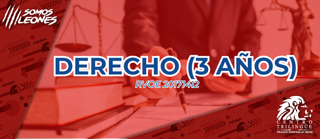 Derecho 3 años rojo n