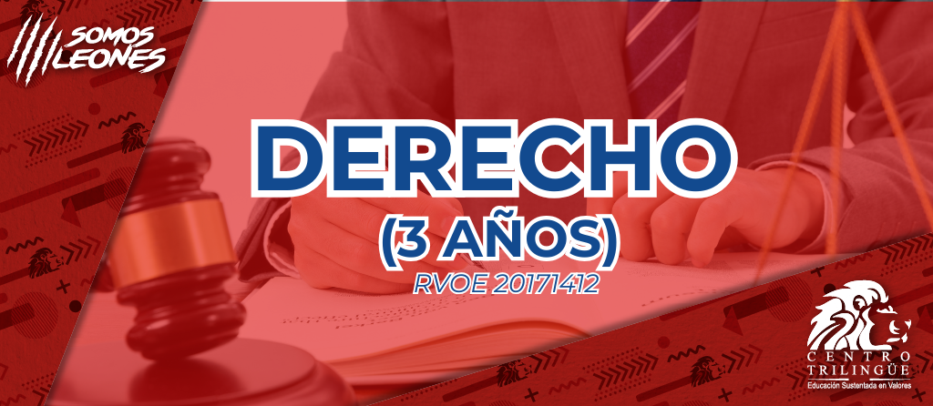 Derecho 3 años rojo